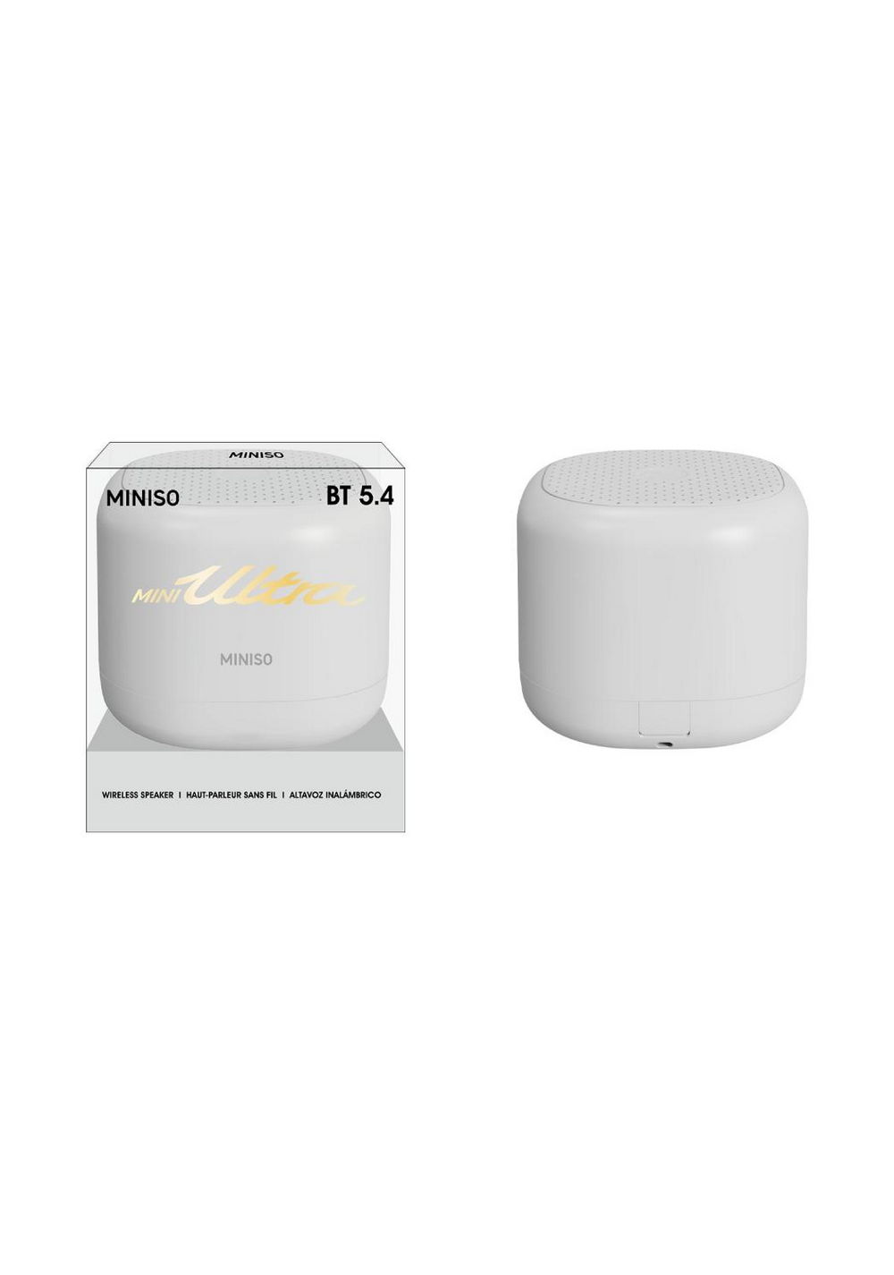Corneta Inalámbrica Metálico Modelo A131 Blanco Miniso