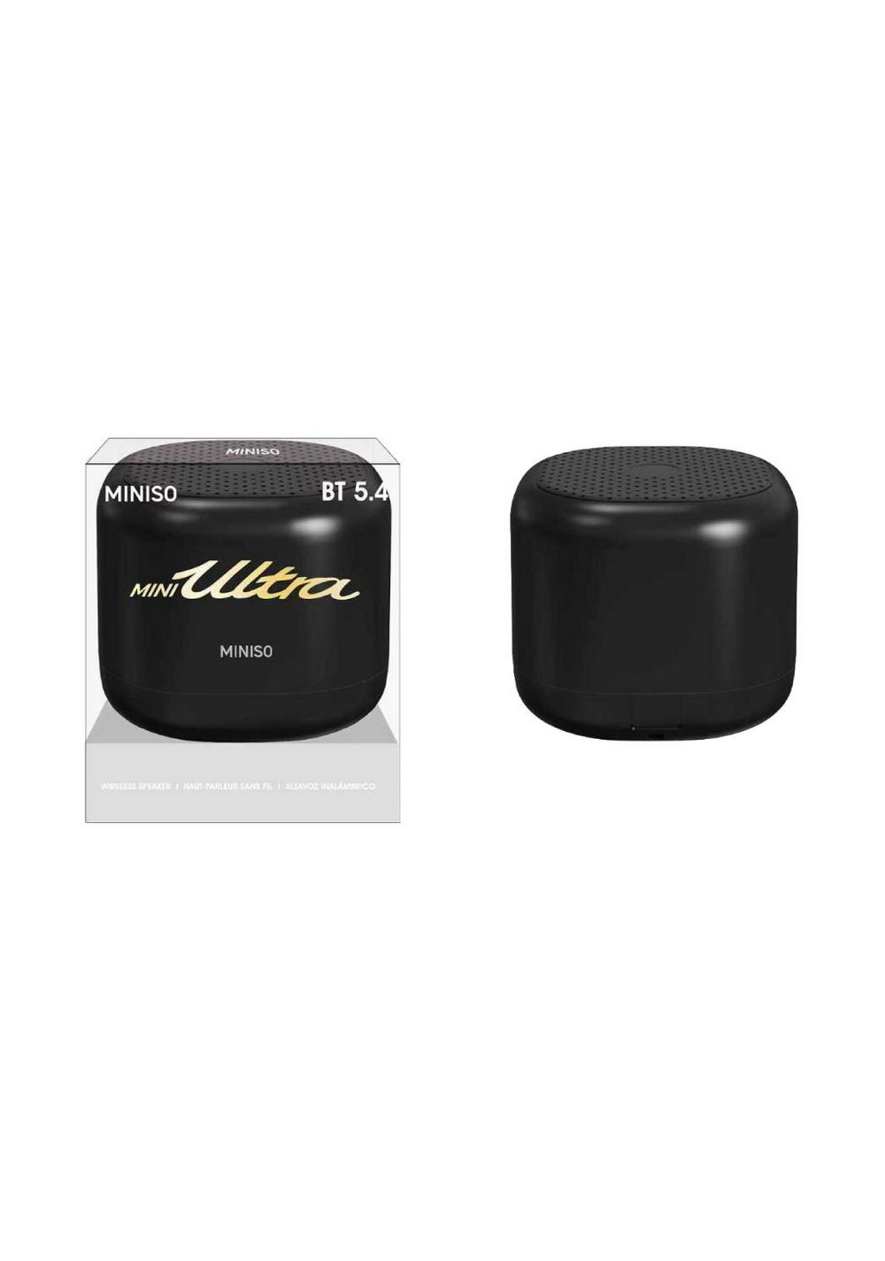 Corneta Inalámbrica Metálico Modelo A131 Negro Miniso