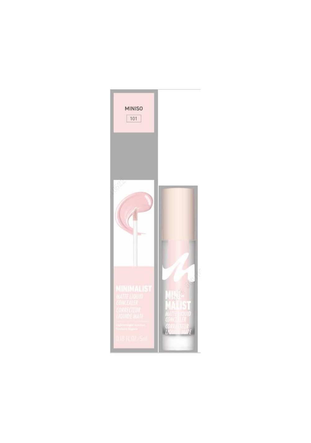 Corrector Liquido Mate Minimalist Tono 101 5 Ml Miniso