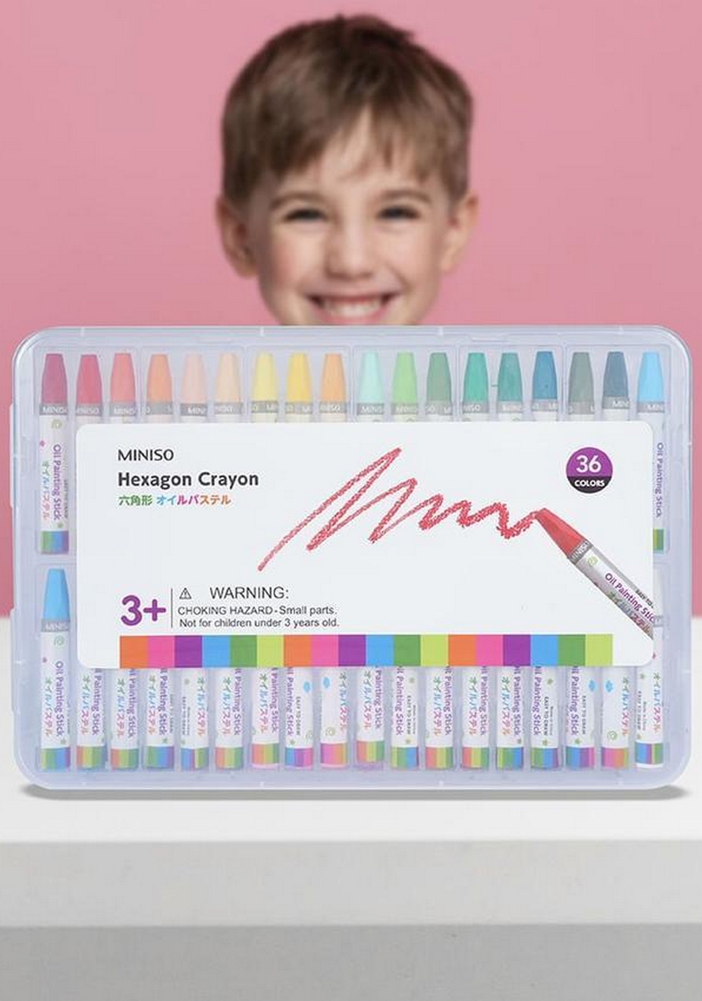Crayones Hexagonales Op 36 Colores Miniso Unisex - Vista 4