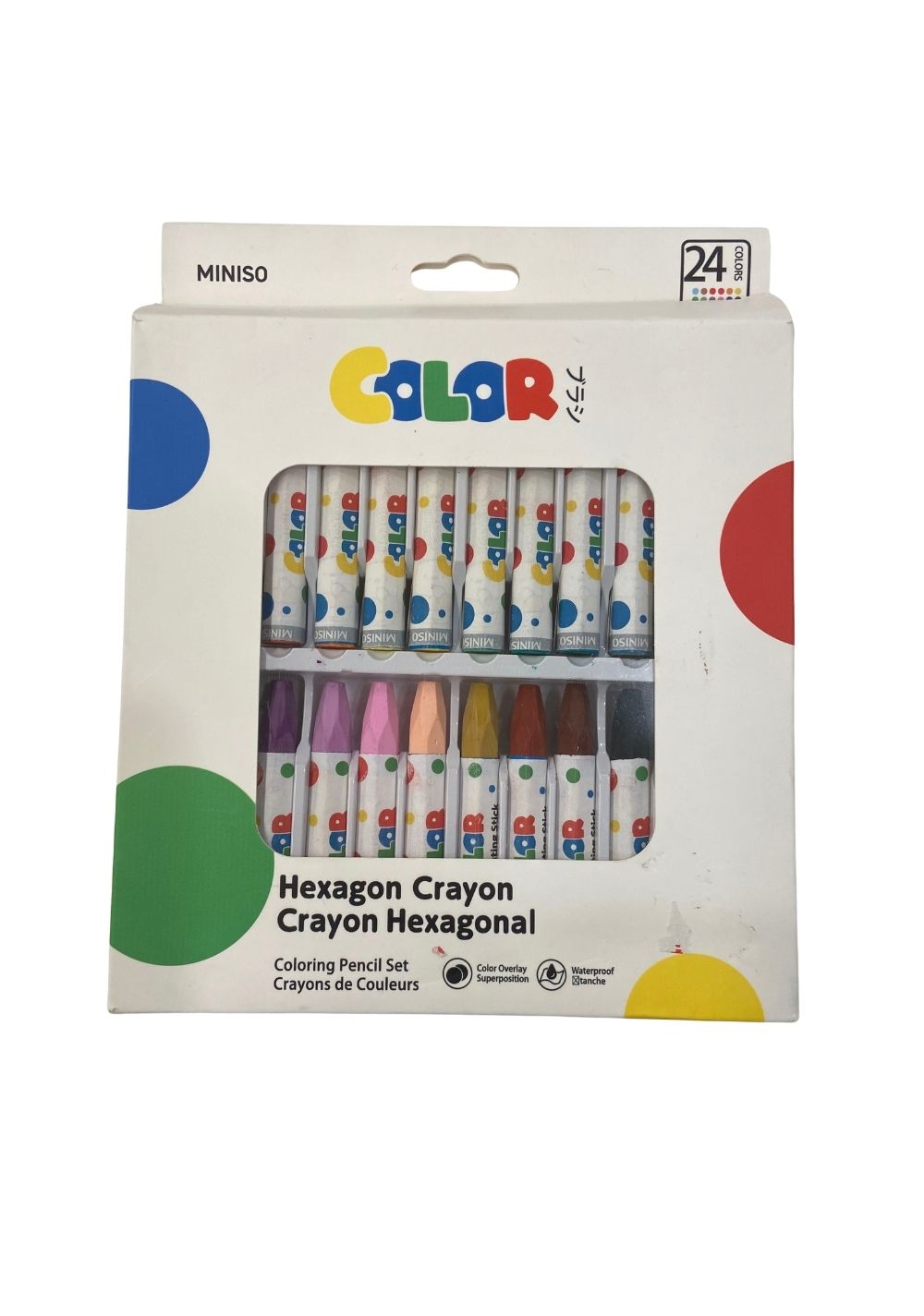 Creyon Colores Pasteles al Óleo 24 Miniso