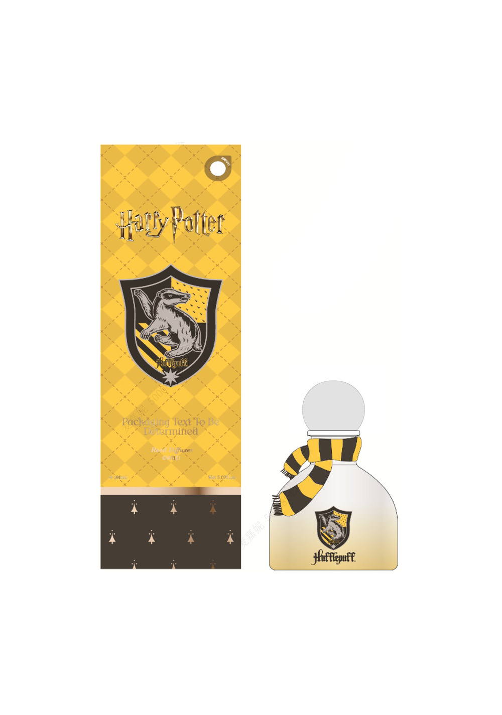 Difusor Mikado Colección Hufflepuff Harry Potter Miniso