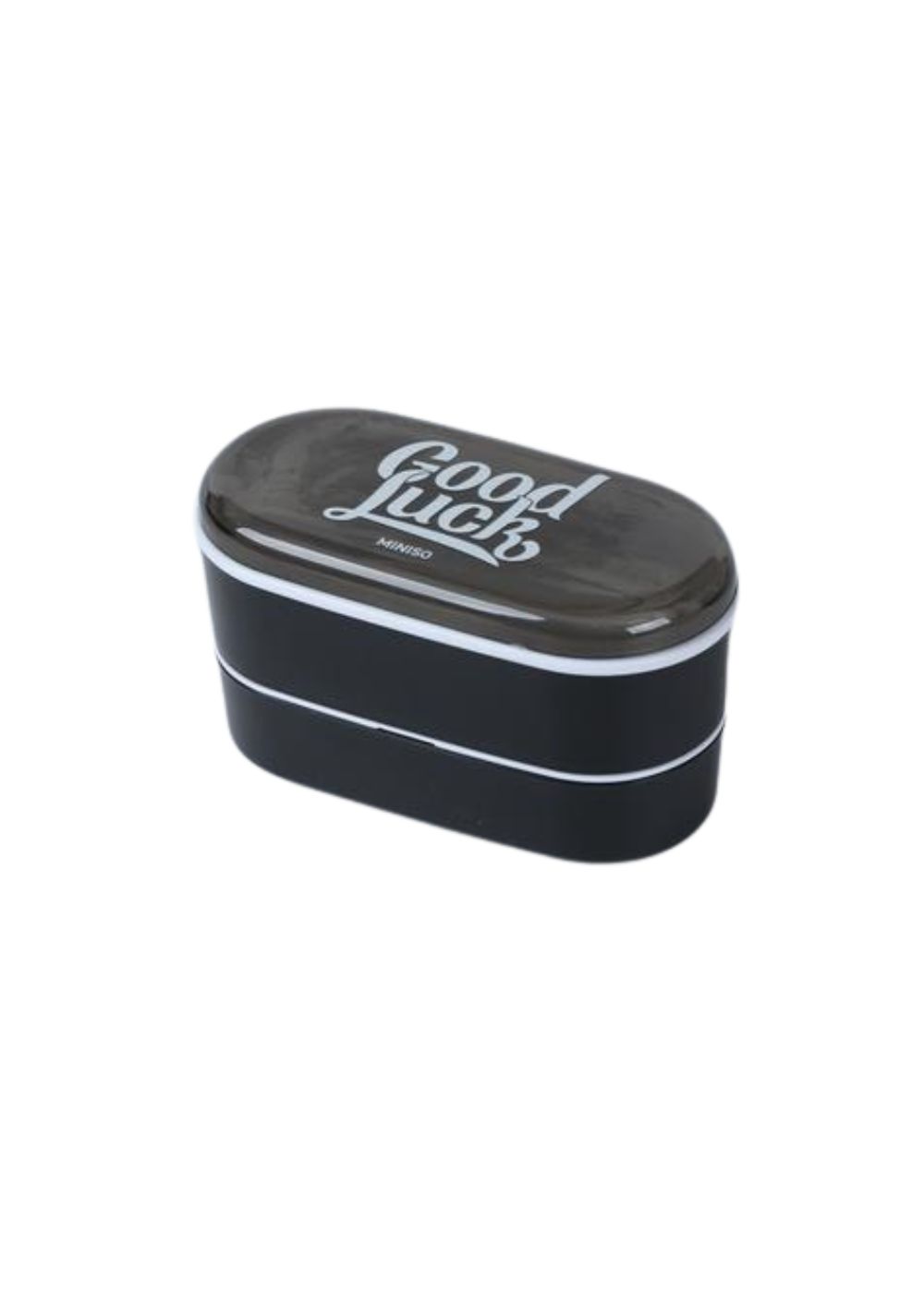 Envase para Alimentos Doble Capa Black And White 580 Ml Miniso