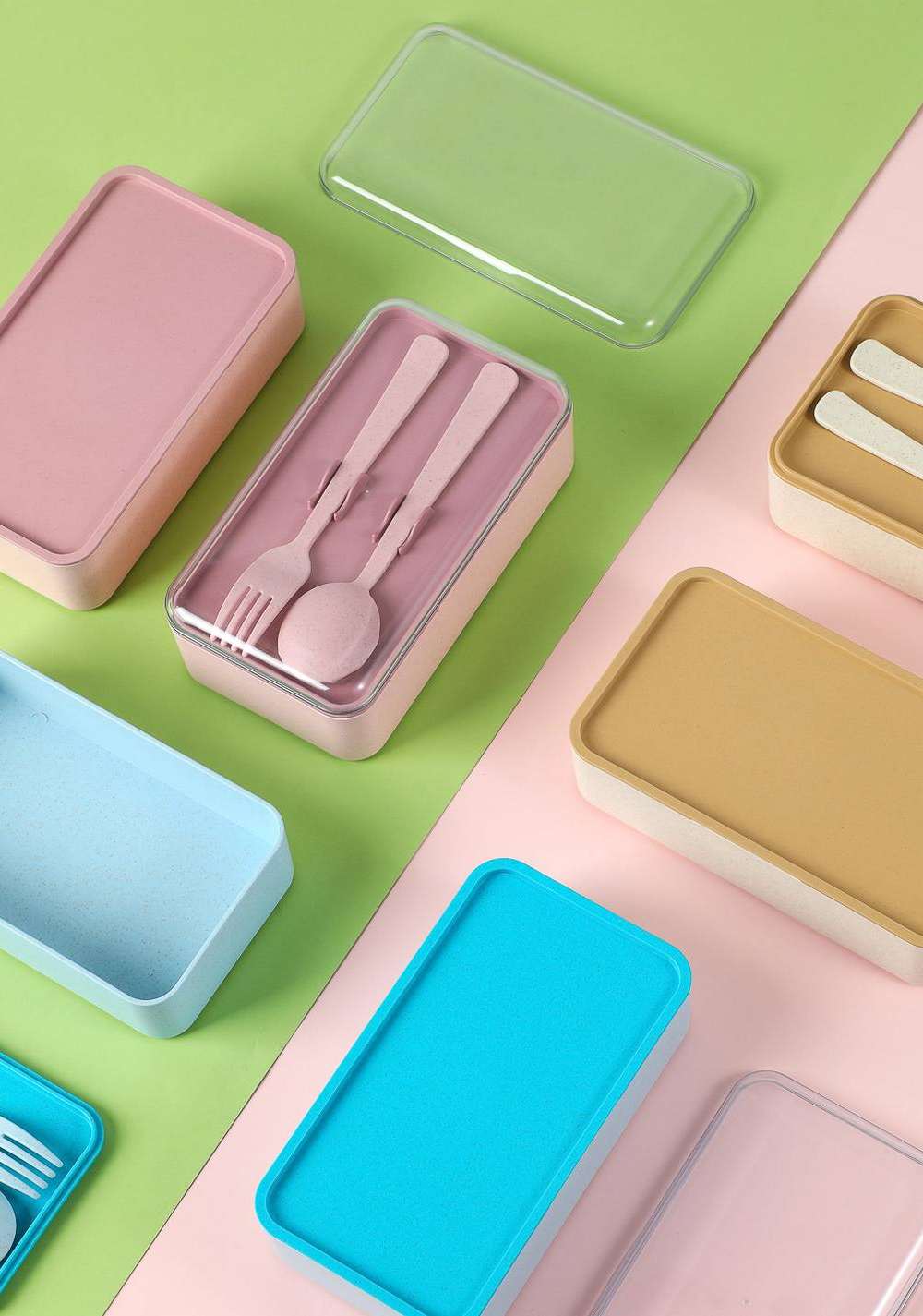 Envase de Alimentos con Set de Cubiertos Miniso Unisex - Vista 4