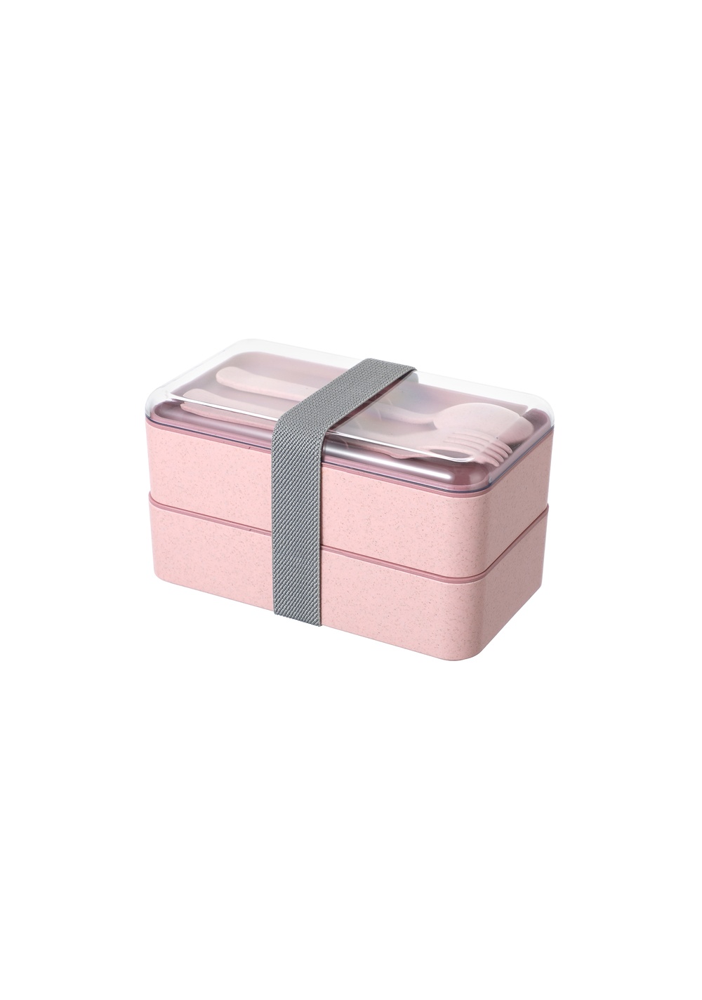Envase de Alimentos con Set de Cubiertos Miniso