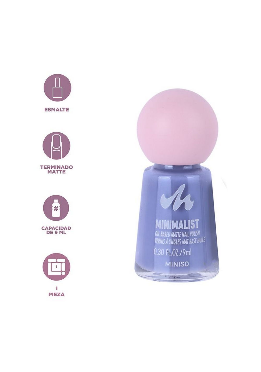 Esmalte de Uñas a Base de Aceite Minimalist Miniso Unisex - Vista 3