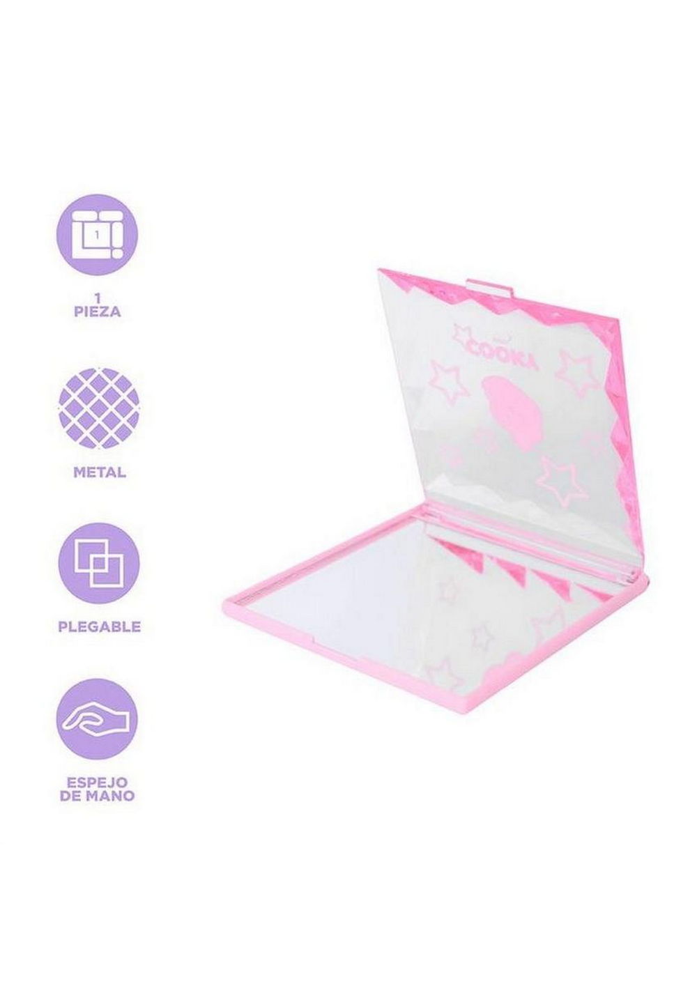 Espejo Portátil Colección Cooky Bt21 Baby Miniso Unisex - Vista 3