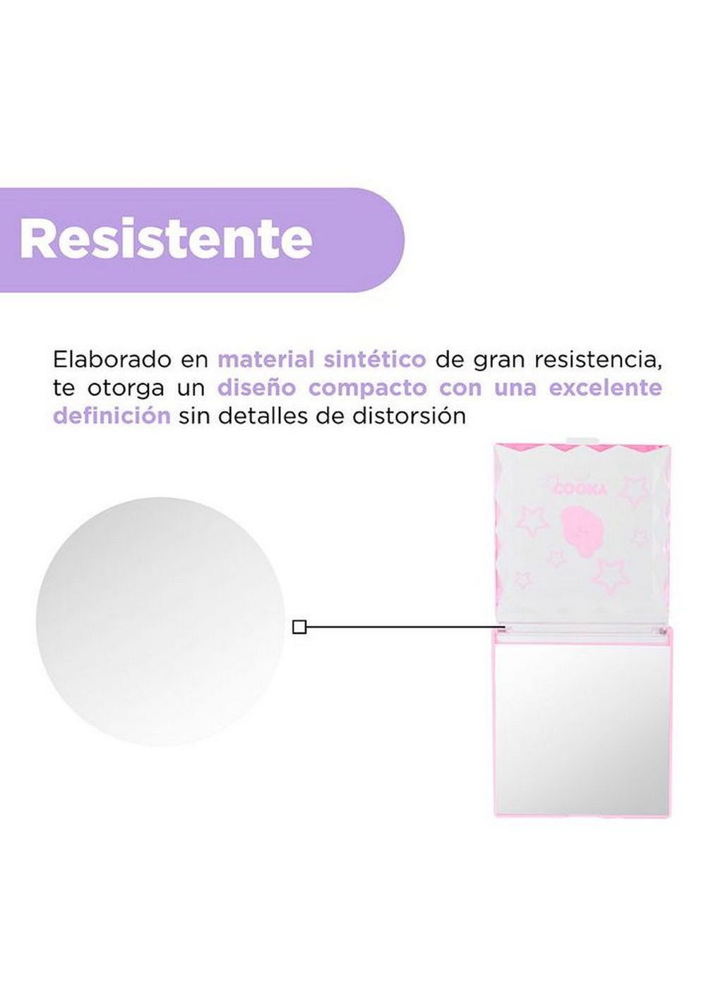 Espejo Portátil Colección Cooky Bt21 Baby Miniso Unisex - Vista 4