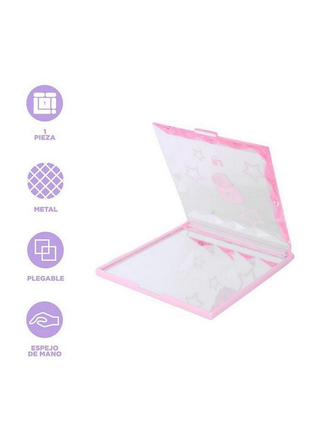 Espejo Portátil Colección Rj Bt21 Baby Miniso Unisex - Vista 3