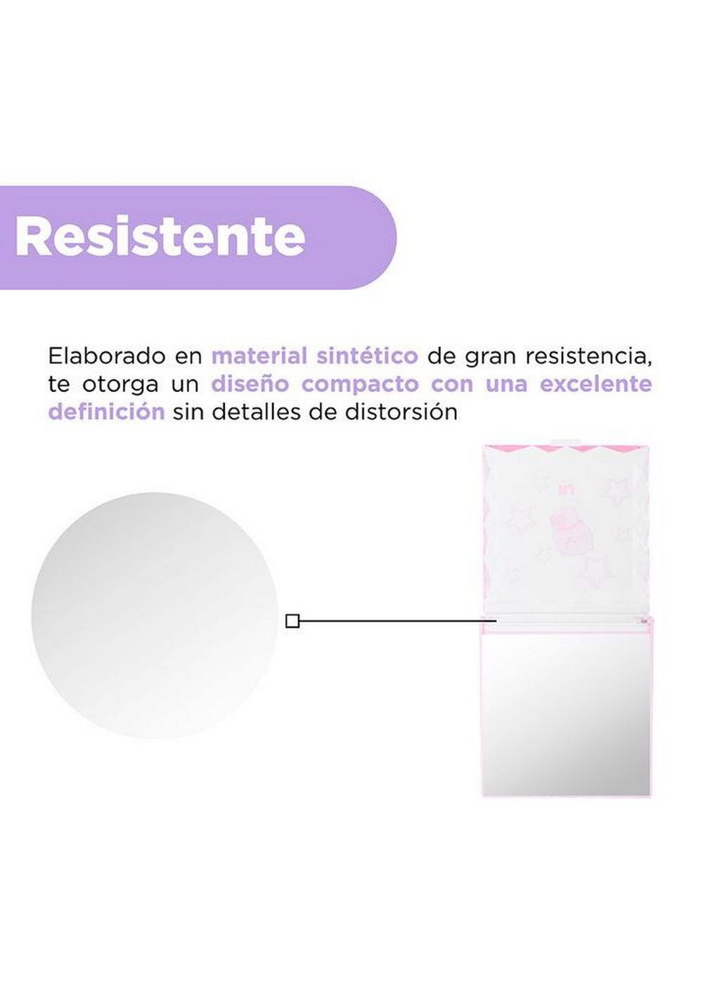 Espejo Portátil Colección Rj Bt21 Baby Miniso Unisex - Vista 4
