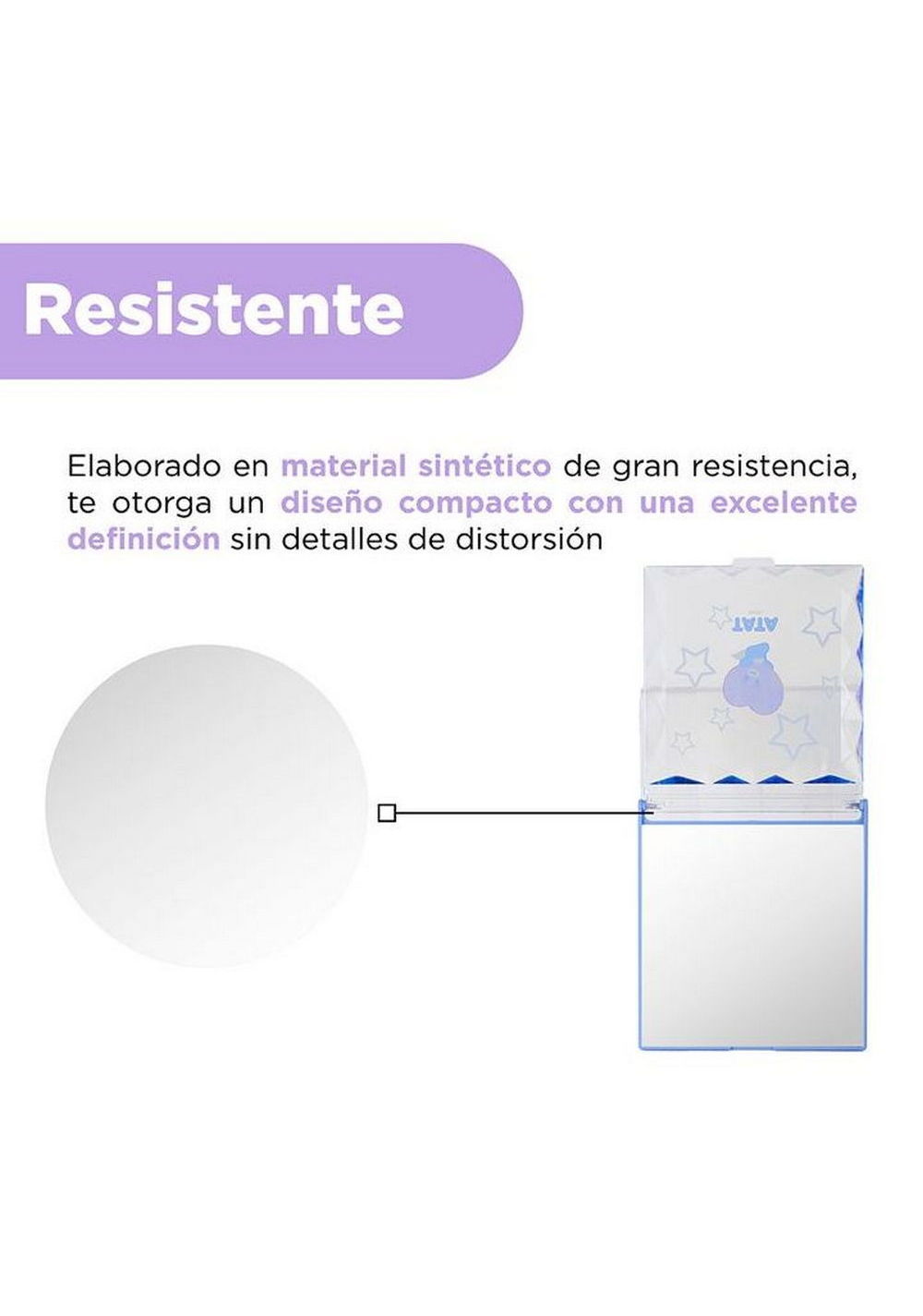 Espejo Portátil Colección Tata Bt21 Baby Miniso Unisex - Vista 4