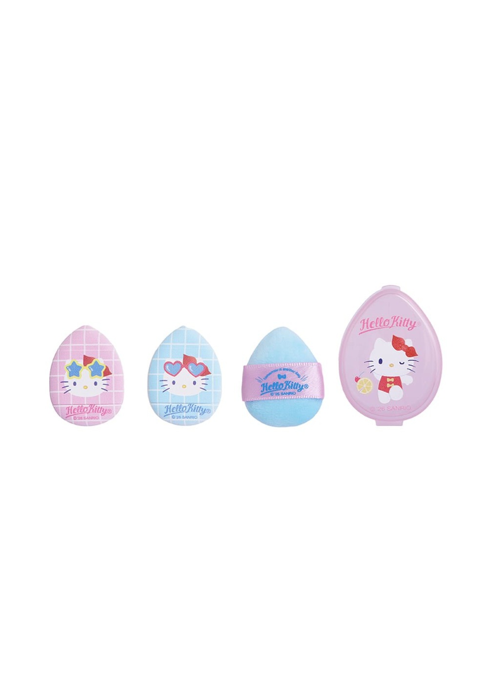 Esponja para Maquillaje 3 Piezas Hello Kitty Miniso