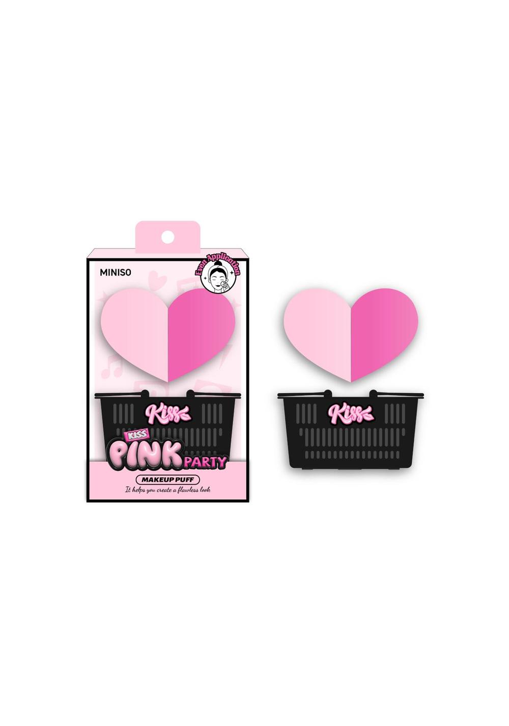 Esponjas de Maquillaje Pink Party 2 Unidades Miniso