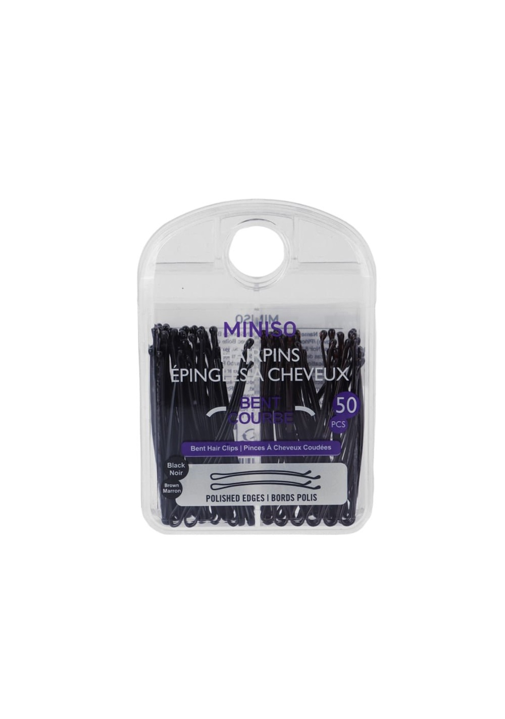Estuche de Pasadores para Cabello 50 Piezas Miniso