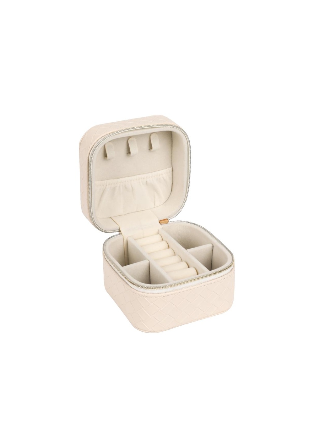 Estuche de una Sola Capa Minimalism Knit Crema Colección Miniso