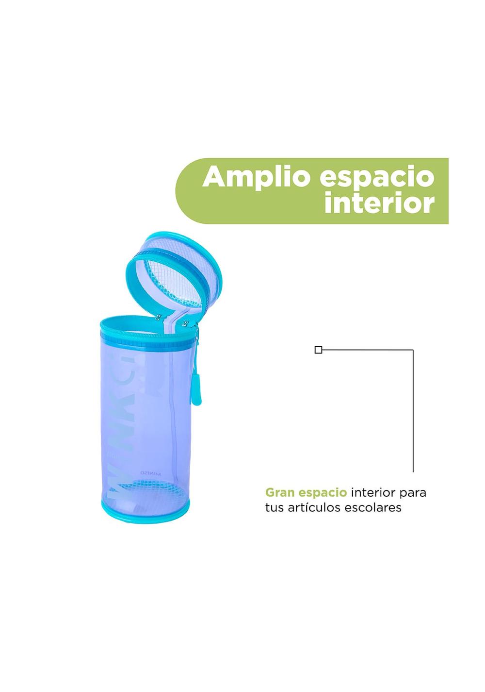 Estuche Wink Sintética Morada 19x7 Cm Miniso Unisex - Vista 4