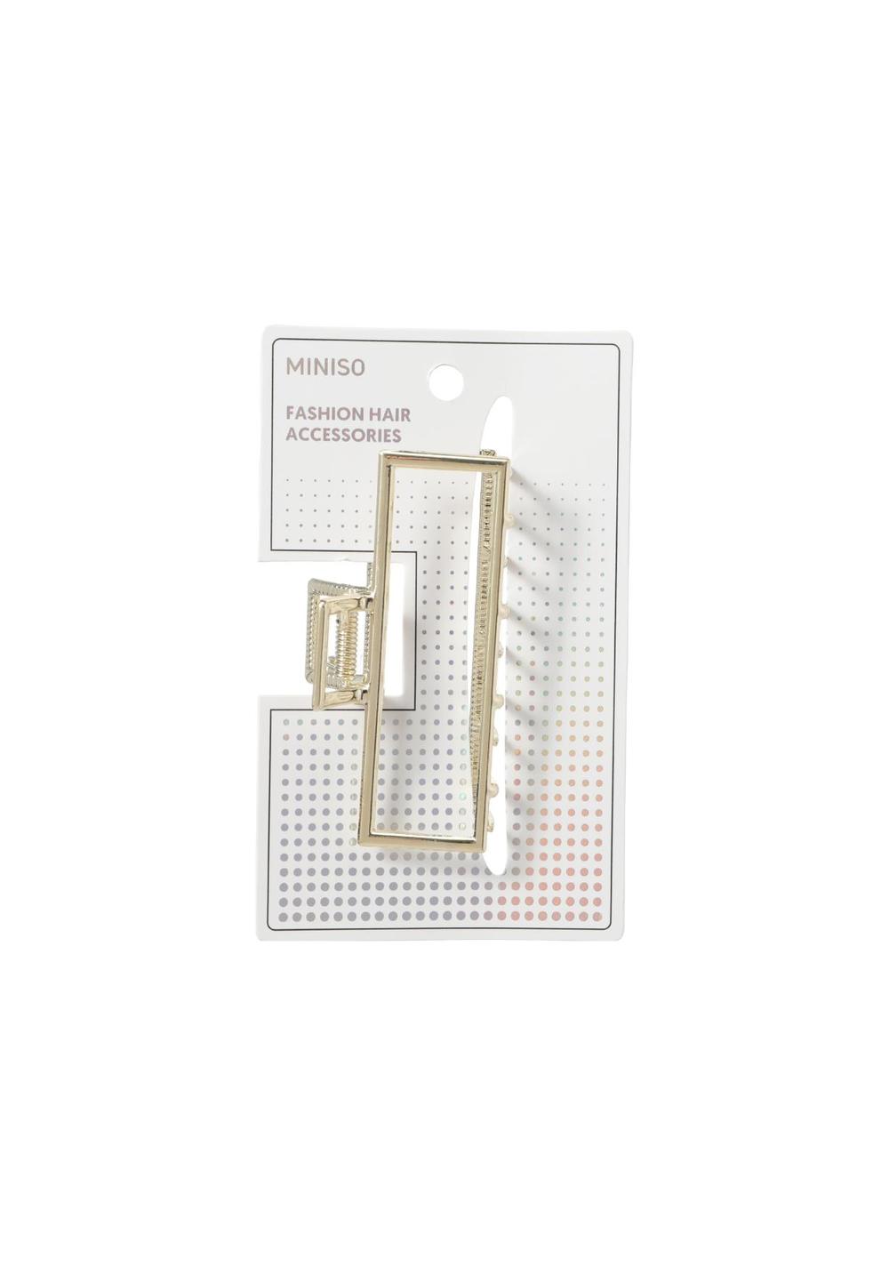 Gancho para el Cabello Metálica Estilo Coreano (1 Ud) Miniso para Mujer - Vista 3