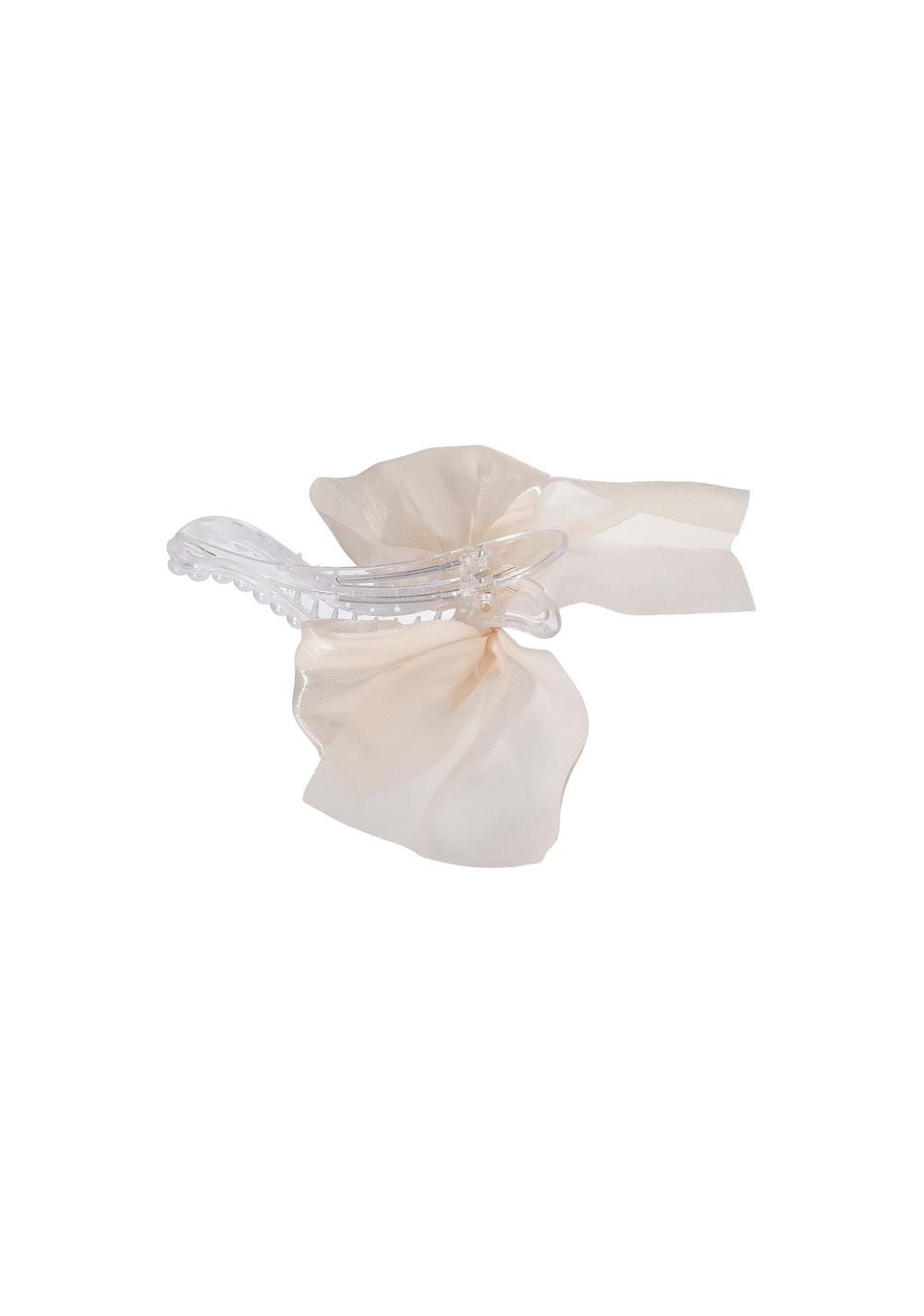 Gancho para el Cabello Perla con Lazo de Satén Miniso para Mujer - Vista 4