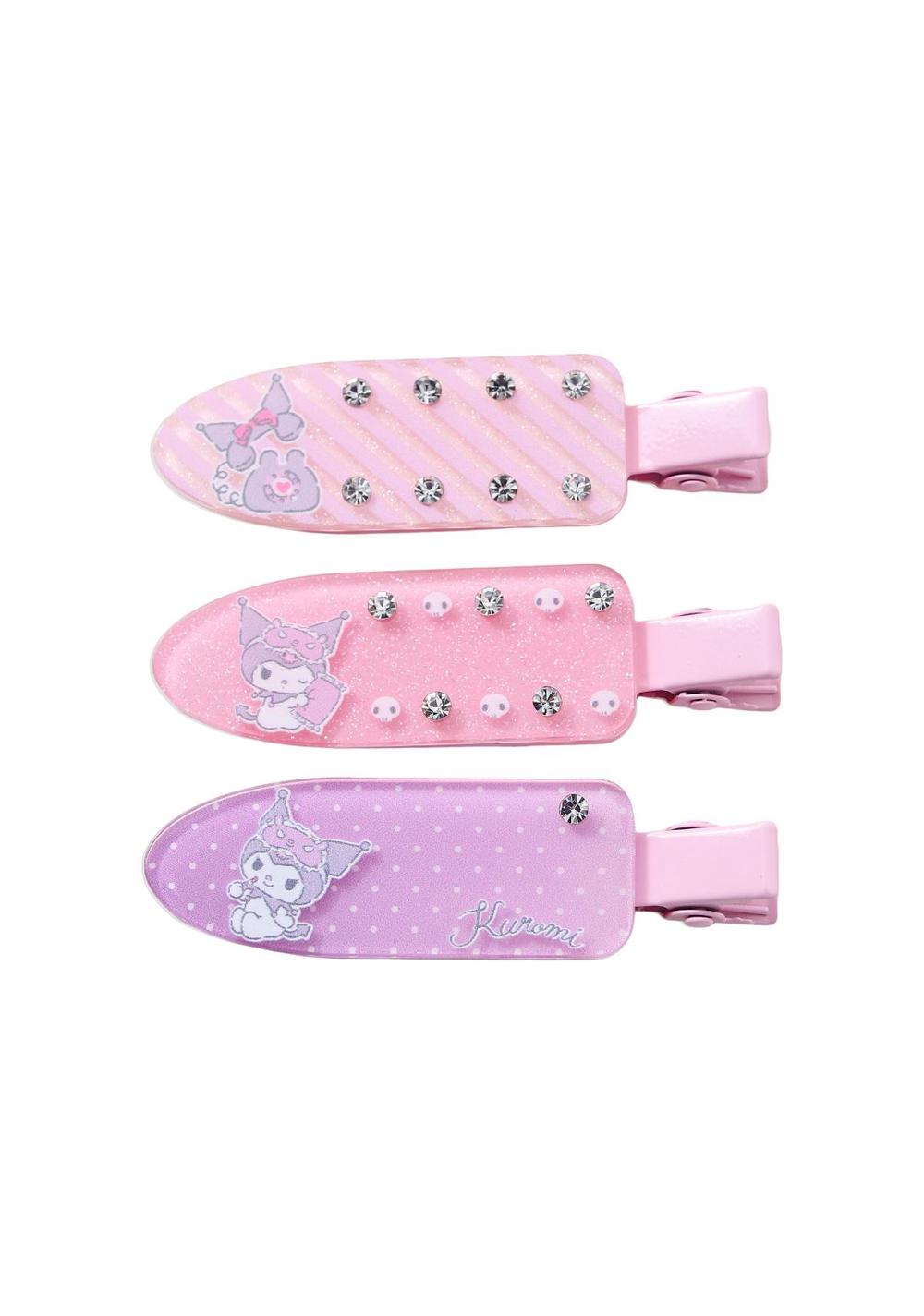 Ganchos para el Cabello (3 Unidades) Kuromi Miniso
