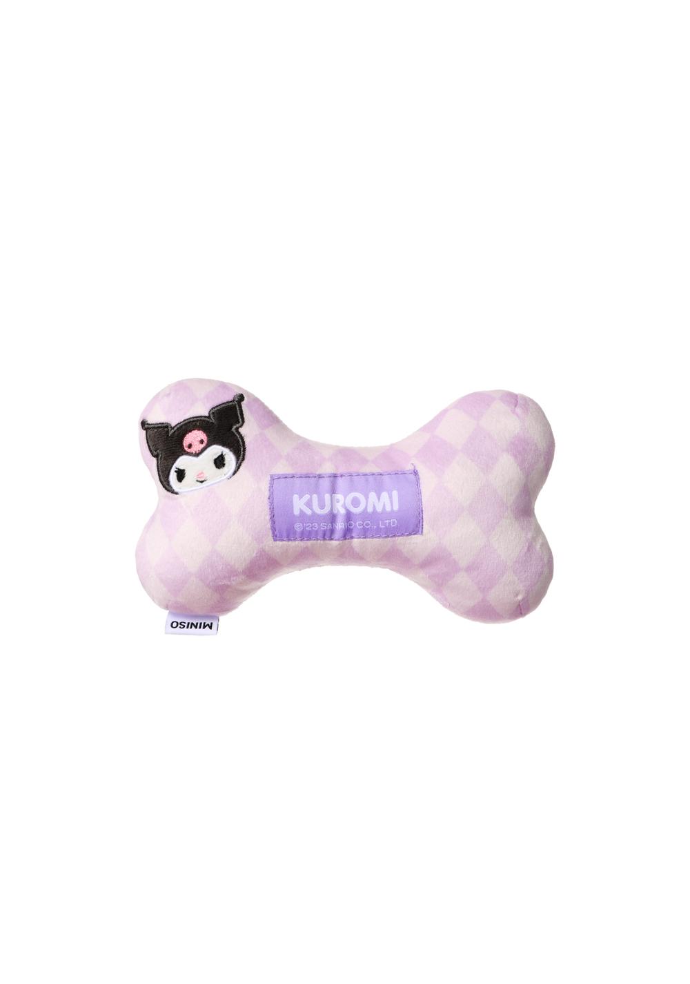 Hueso de Peluche Colección Kuromi Sanrio Miniso