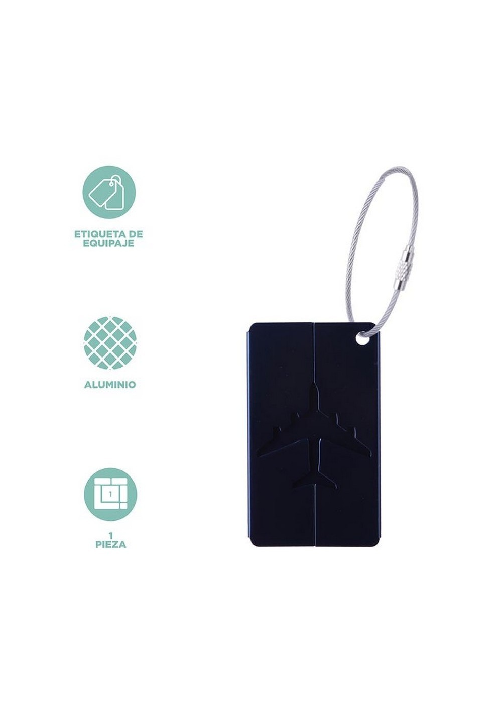 Identificador de Equipaje Metalico Miniso Unisex - Vista 4