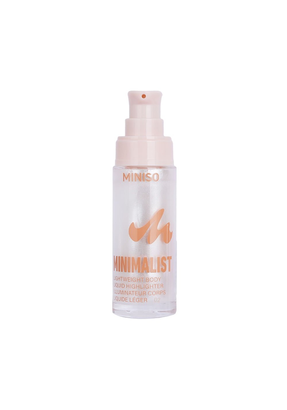 Iluminador Líquido Corporal Minimalista Ligero 02 Miniso