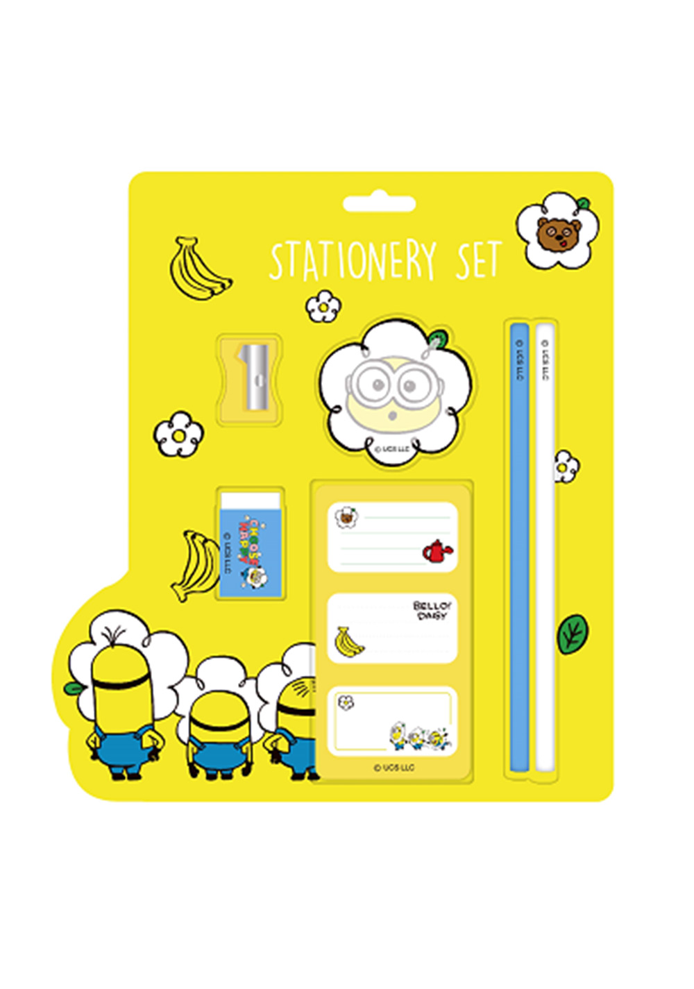 Juego de Papelería Daisy Minions B Miniso