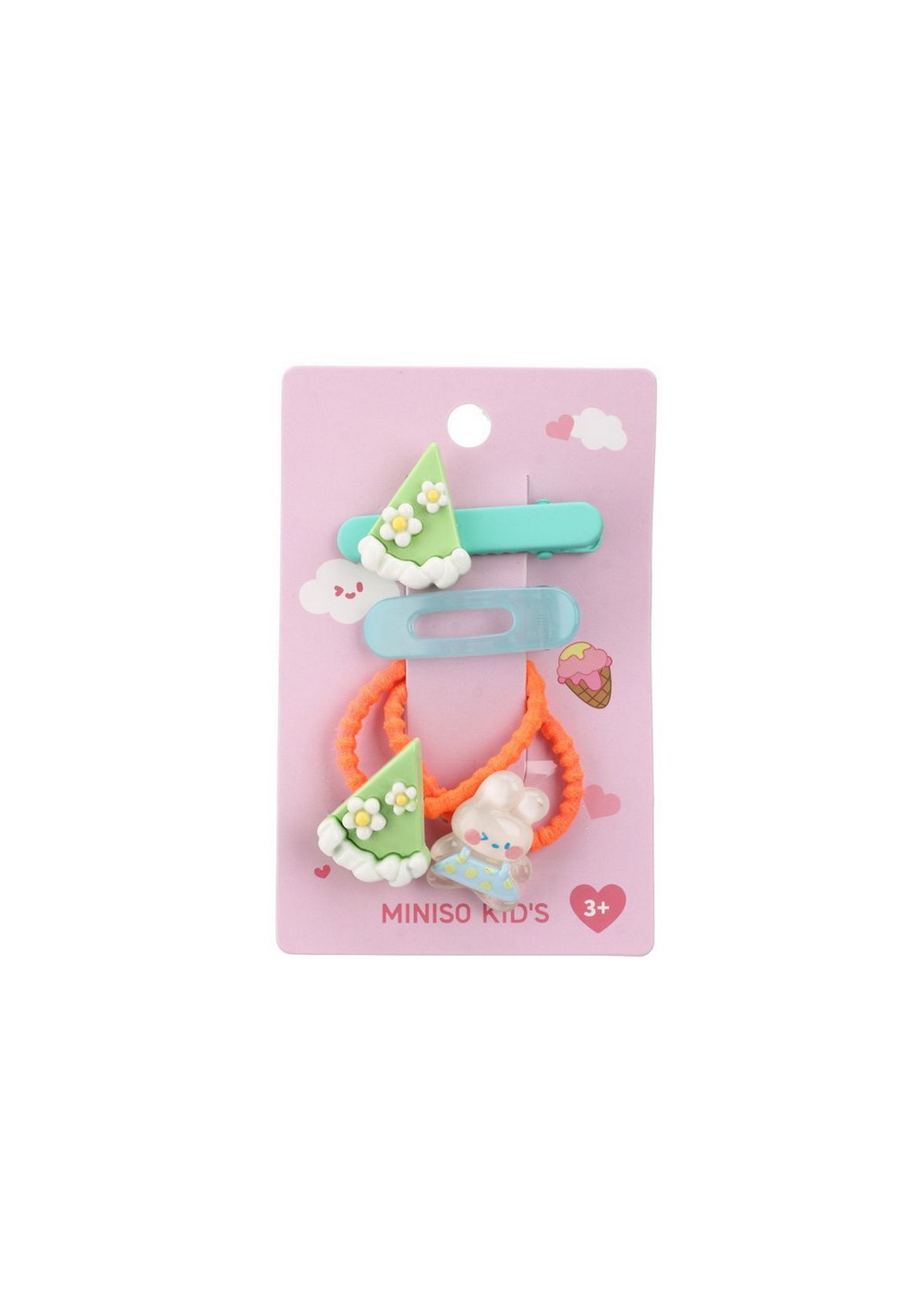 Kit de Accesorios para el Cabello Ice Cream Miniso para Niñas - Vista 6