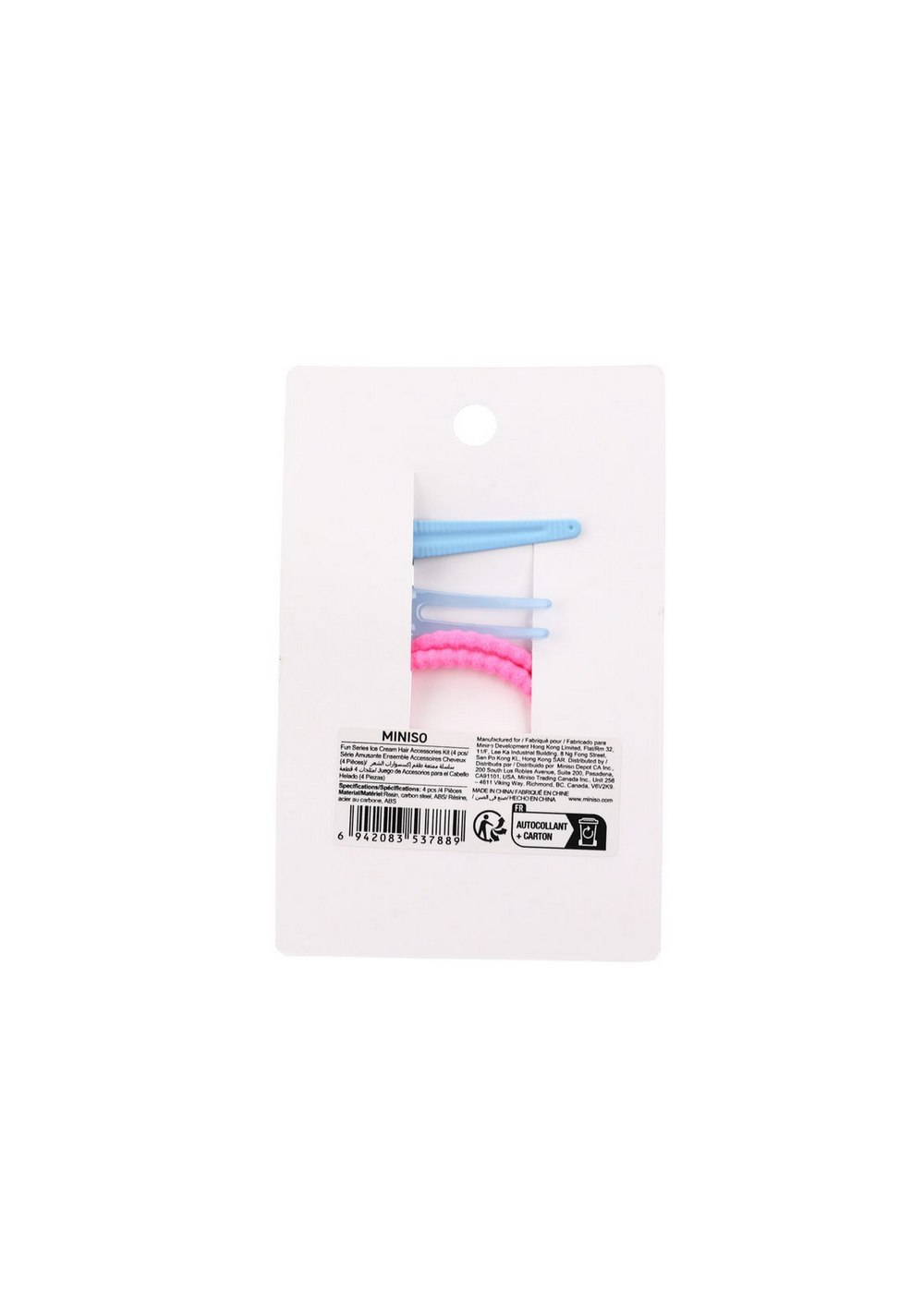 Kit de Accesorios para el Cabello Ice Cream Miniso para Niñas - Vista 9