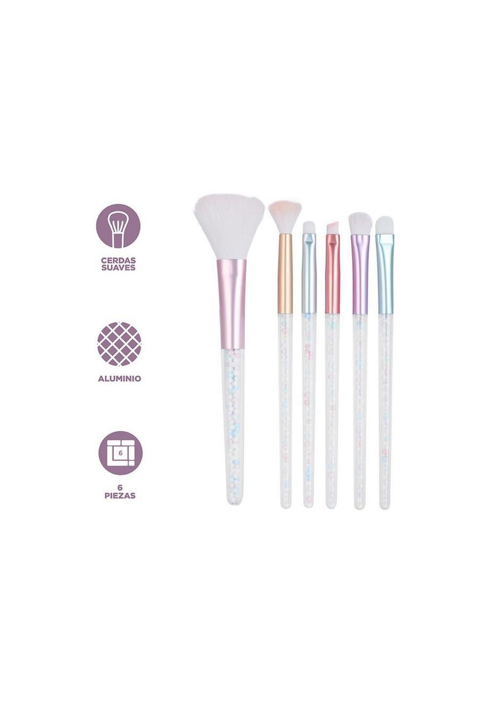 Kit de Brochas de Maquillaje (6 Piezas) Miniso Unisex - Vista 3