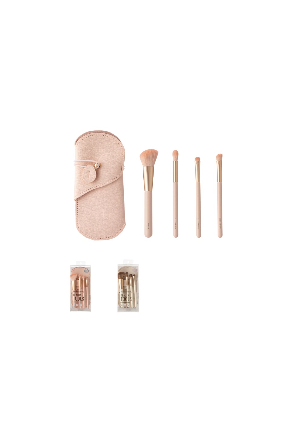 Kit de Brochas de Maquillaje con Estuche (2 Modelos) Miniso