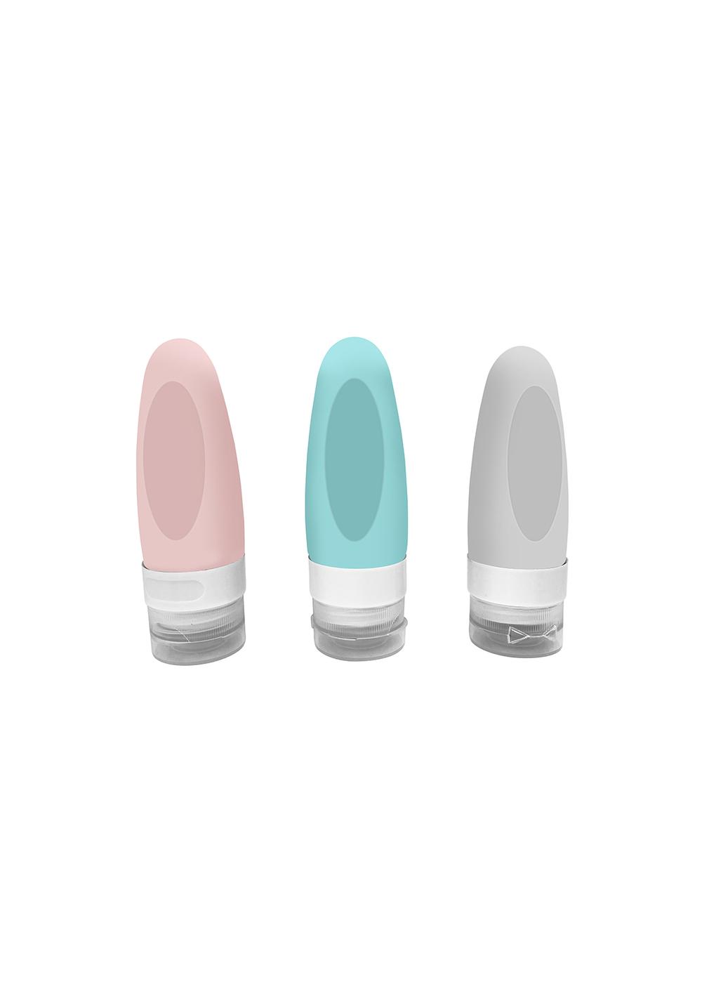 Kit de Envases de Silicona Multicolor 40 Ml 3 Piezas Miniso