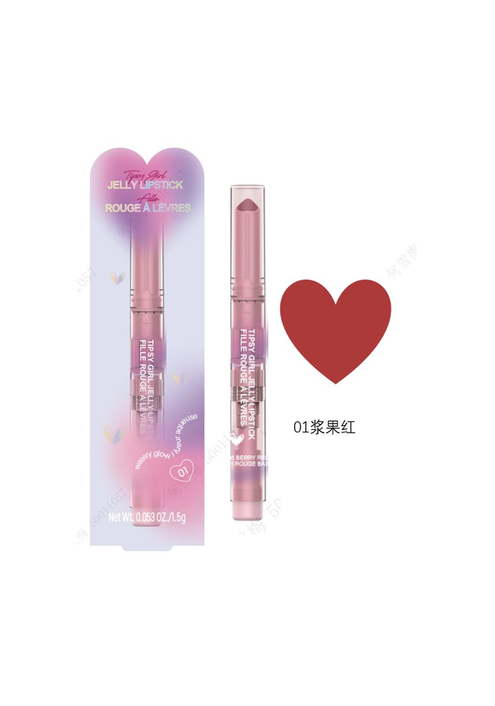 Labial en Gel Tipsy Girl Berry Red Miniso