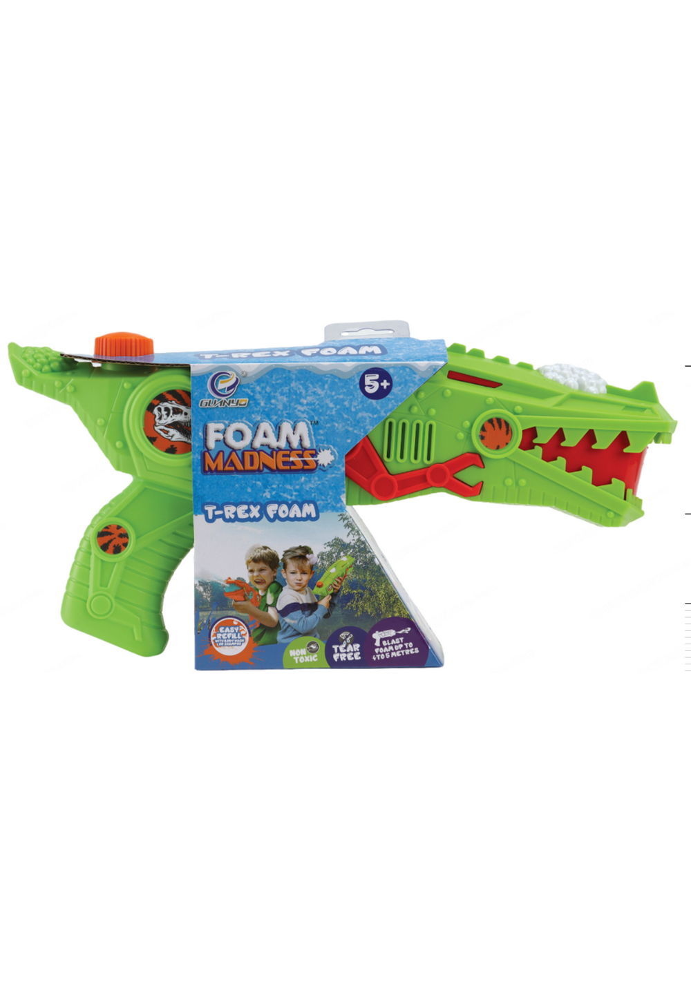 Lanzador de Espuma 36 Ml Dinosaurio Miniso