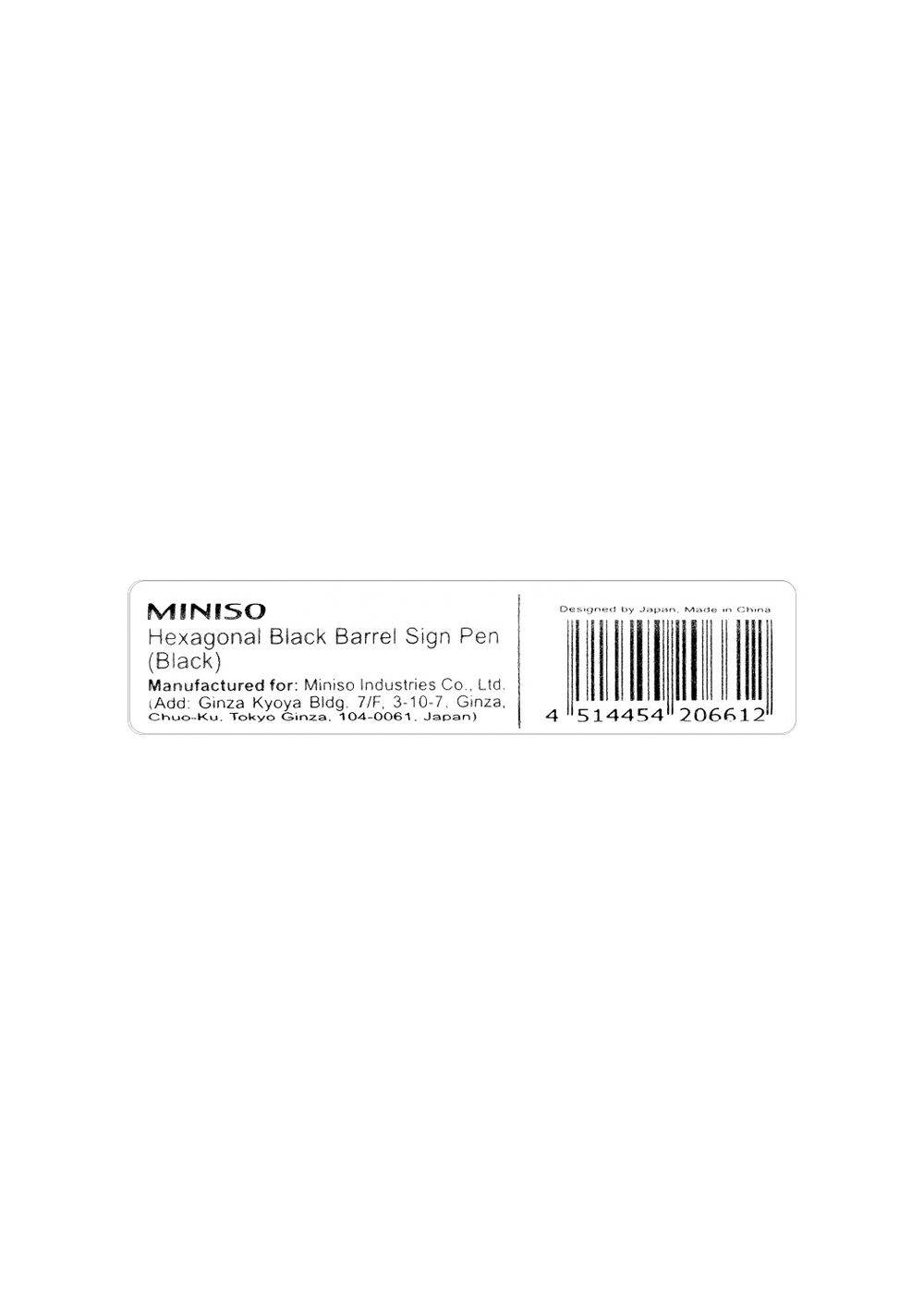 Lapicero Retráctil Hexagonal Barril Miniso Unisex - Vista 8