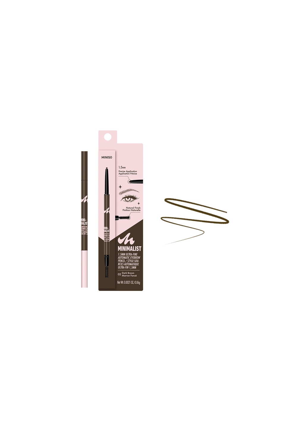 Lápiz de Cejas Ultrafino Minimalista de 1,5 Mm Miniso