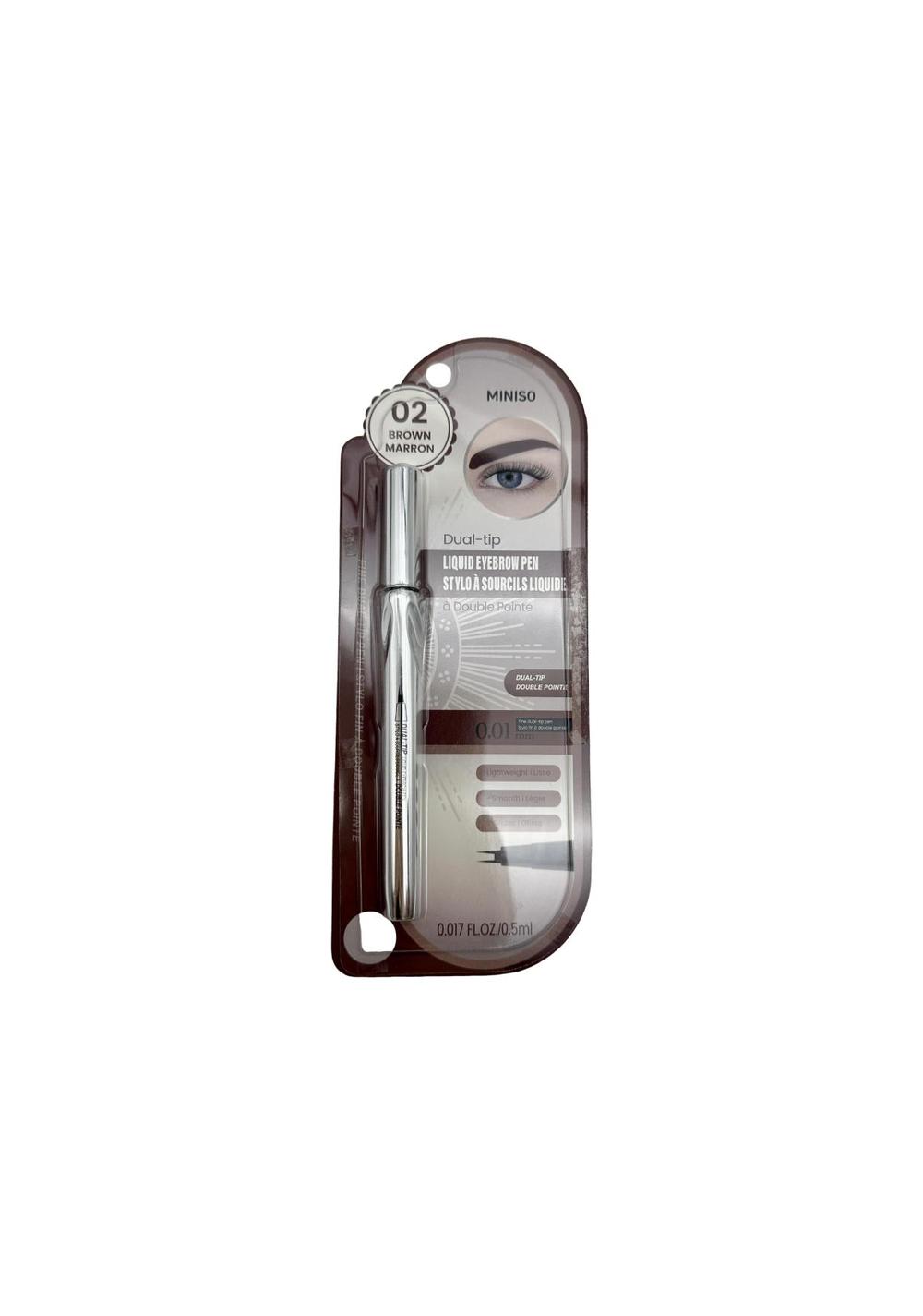 Lápiz Líquido para Cejas de Doble Punta Miniso