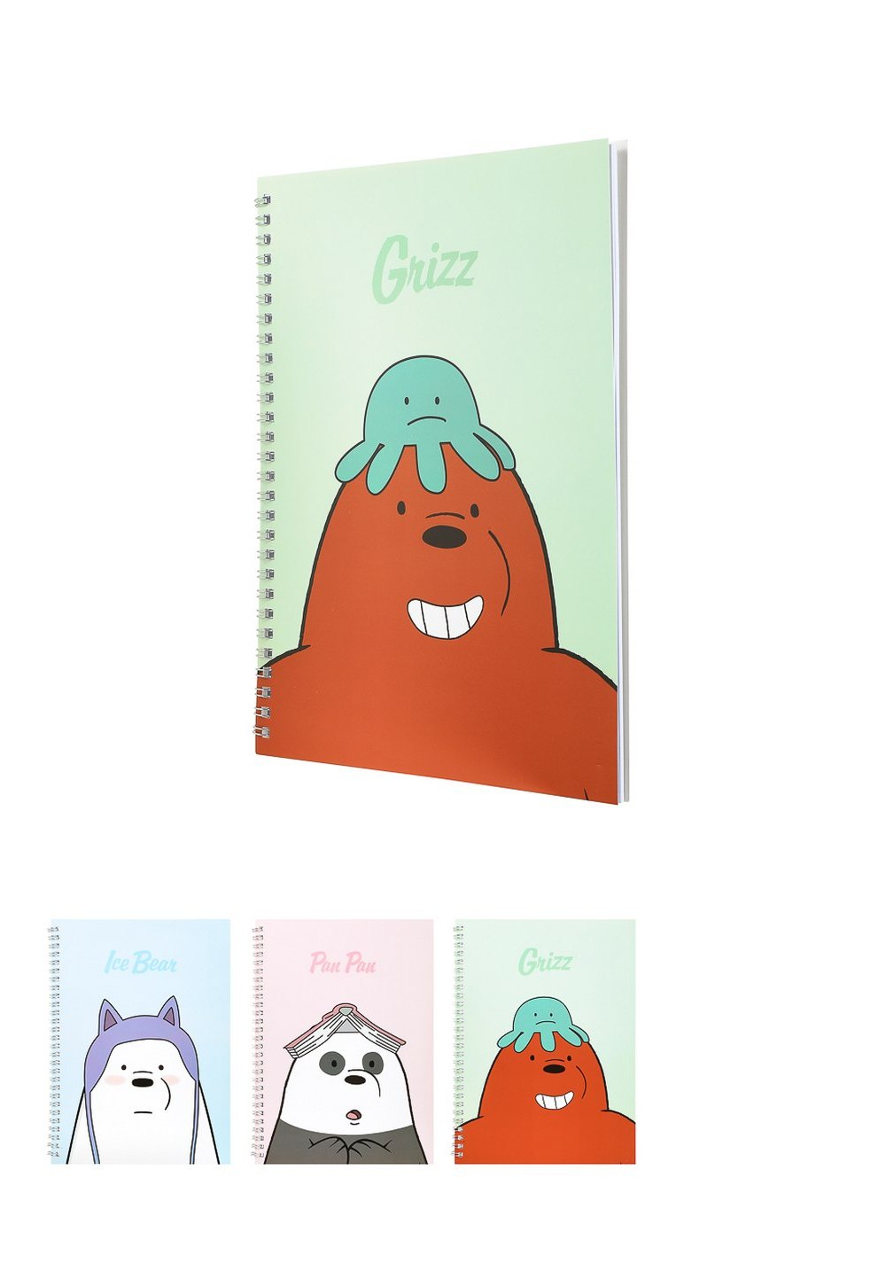 Libreta Colección We Bare Bears Miniso