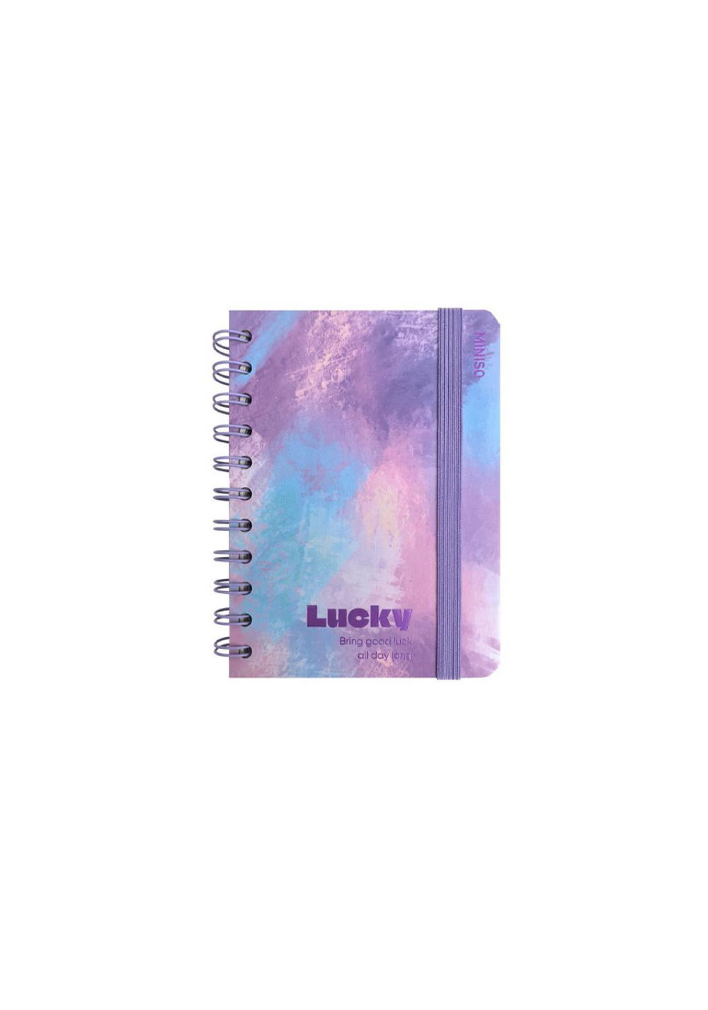 Libreta Encuadernada A5 Pastel Morado 100 Hojas Miniso