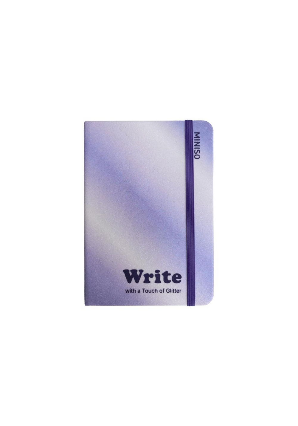 Libreta Encuadernada A6 Morado 80 Hojas Miniso