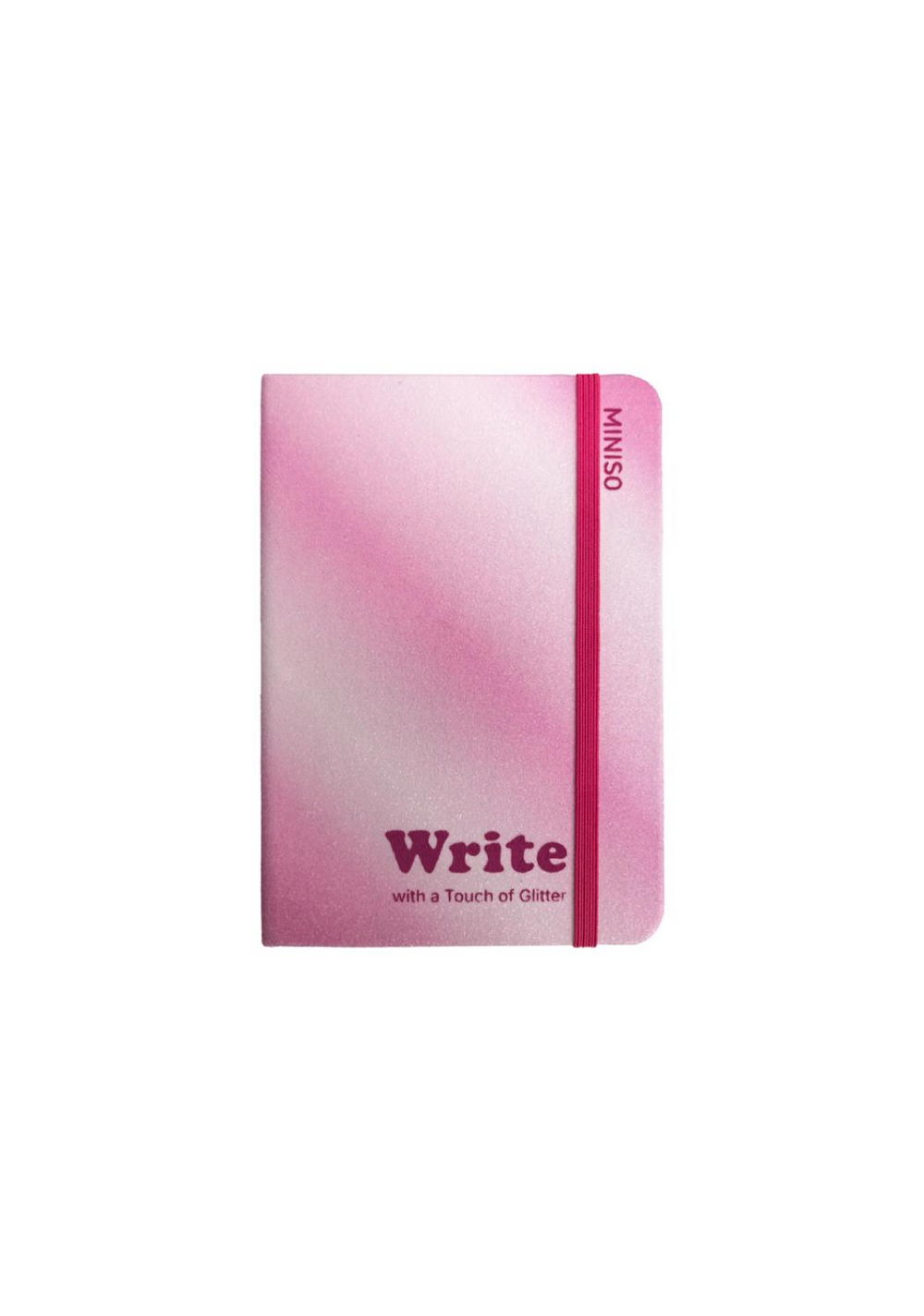 Libreta Encuadernada A6 Rosa 80 Hojas Miniso
