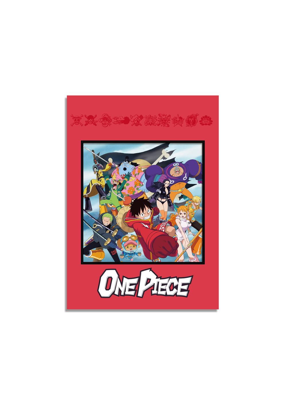 Libreta Tapa Dura de 80 Hojas Colección One Piece Miniso