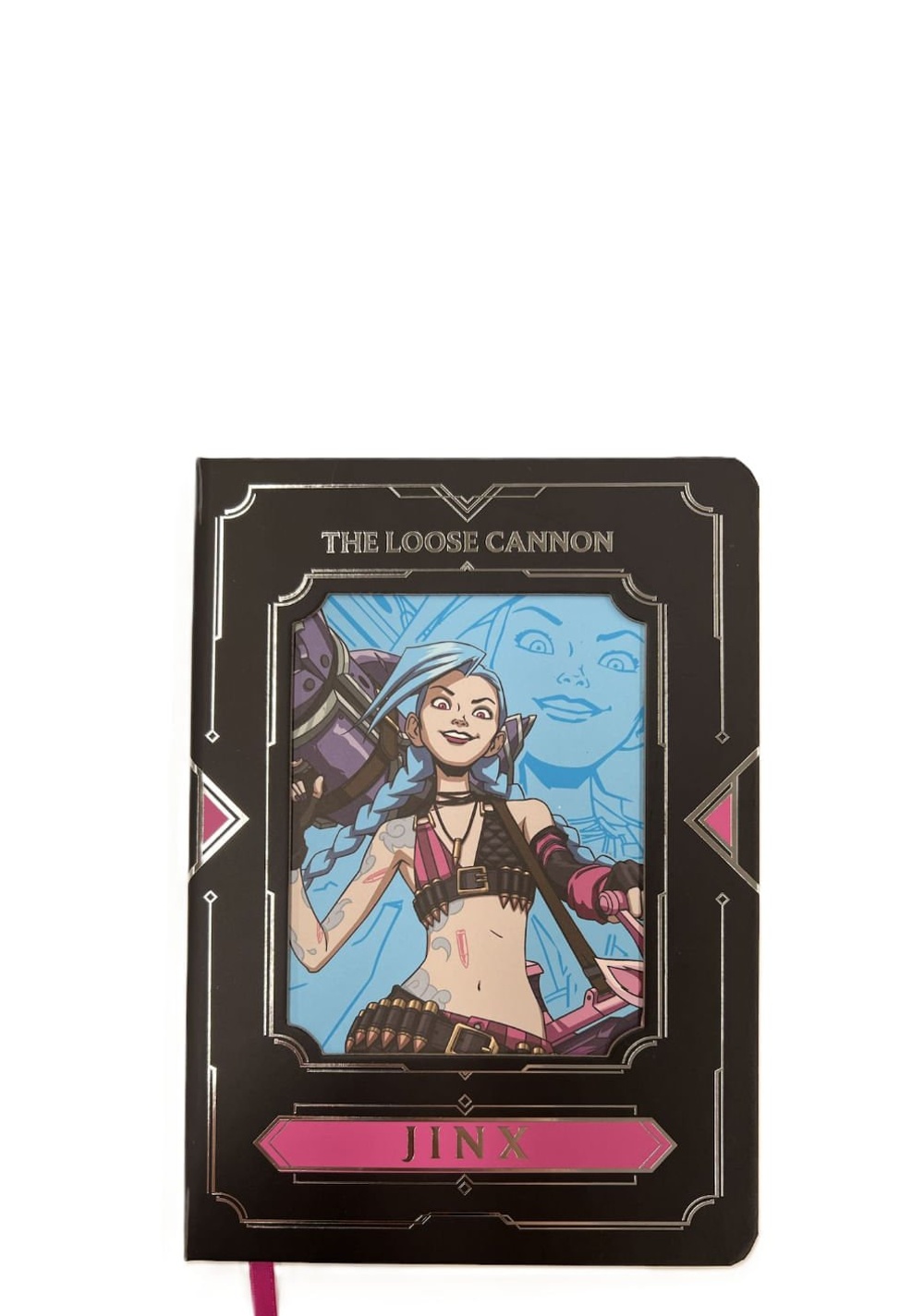 Libreta de Tapa Dura A5 Jinx League Of Legends Miniso