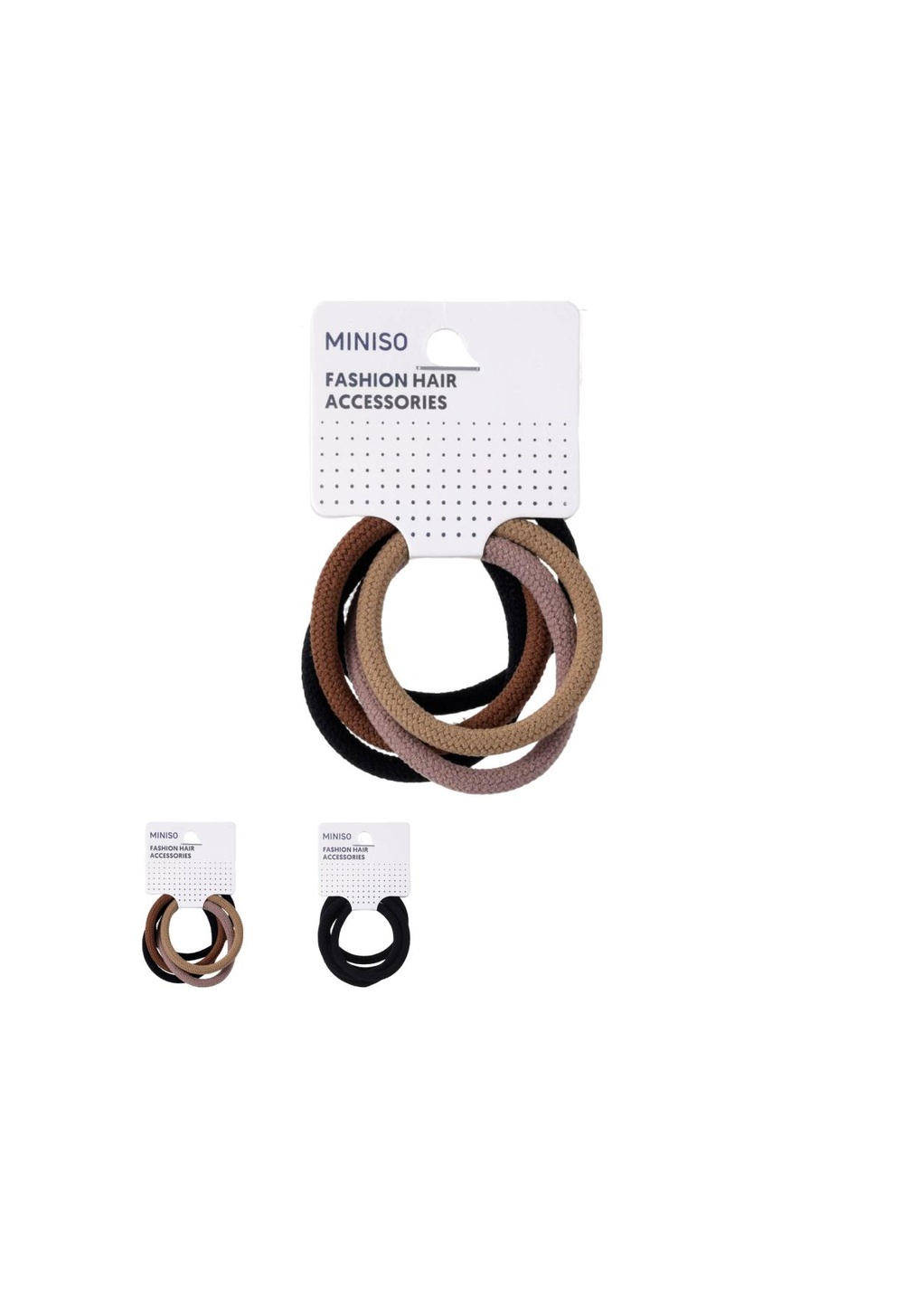 Ligas para el Cabello 5 Unidades Colección Básica Miniso