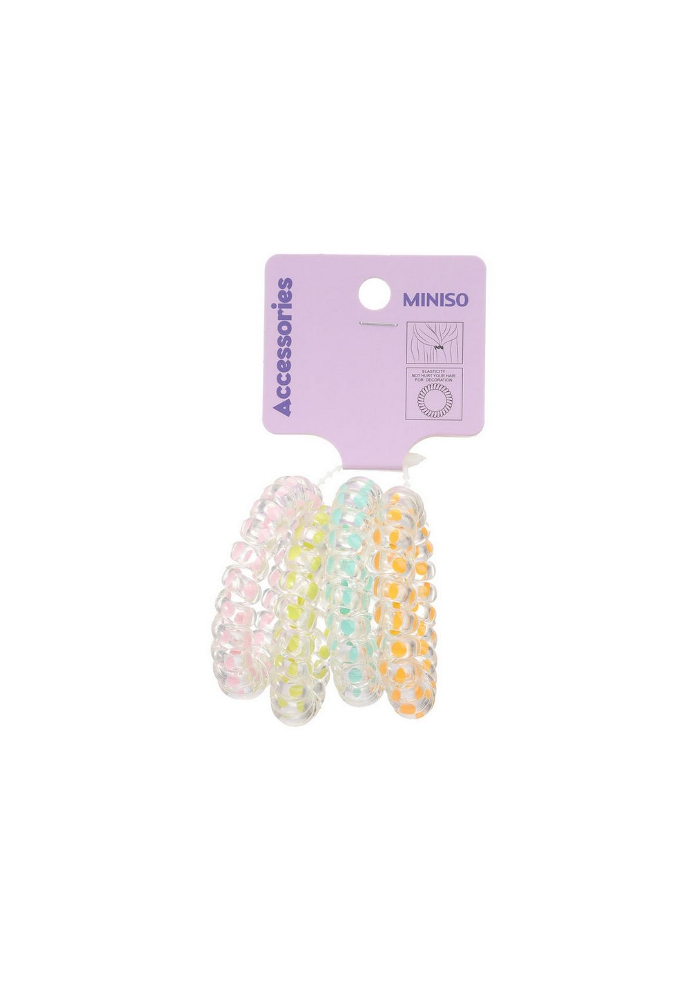 Ligas para el Cabello en Forma de Espiral Miniso para Mujer - Vista 3