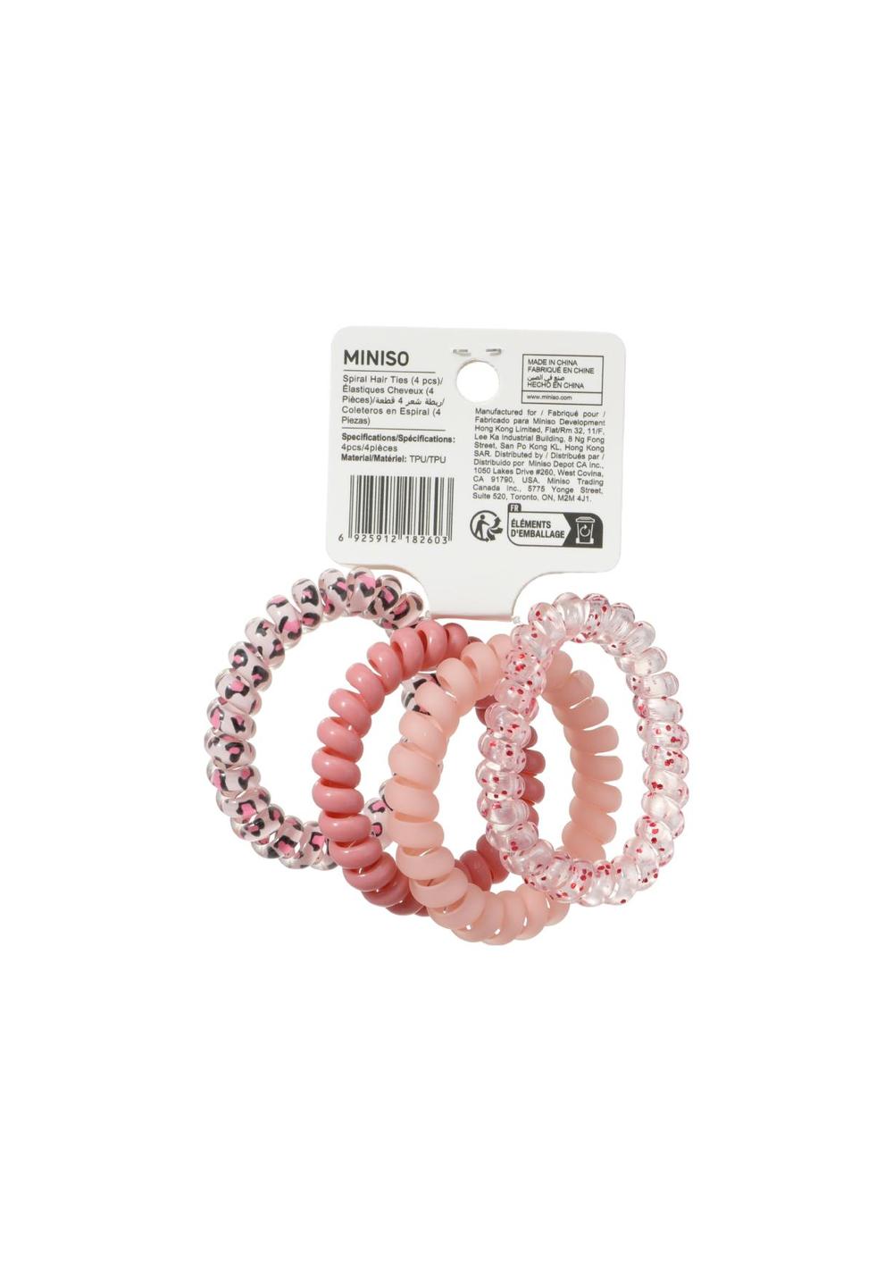 Ligas para el Cabello en Forma de Espiral Miniso para Mujer - Vista 4