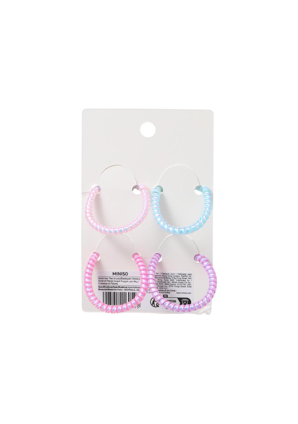 Ligas para el Cabello en Forma de Espiral Miniso para Niñas - Vista 4