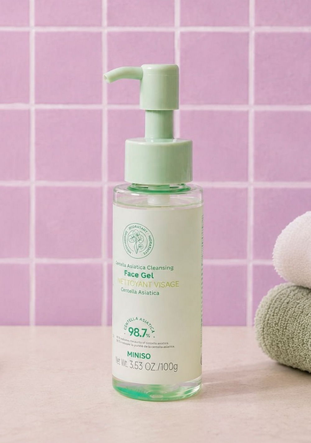 Limpiador de Gel Facial Centella Asiatica Miniso para Mujer - Vista 3