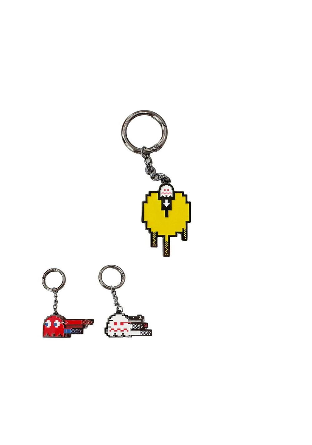 Llavero de Acero Colección Pac Man Miniso