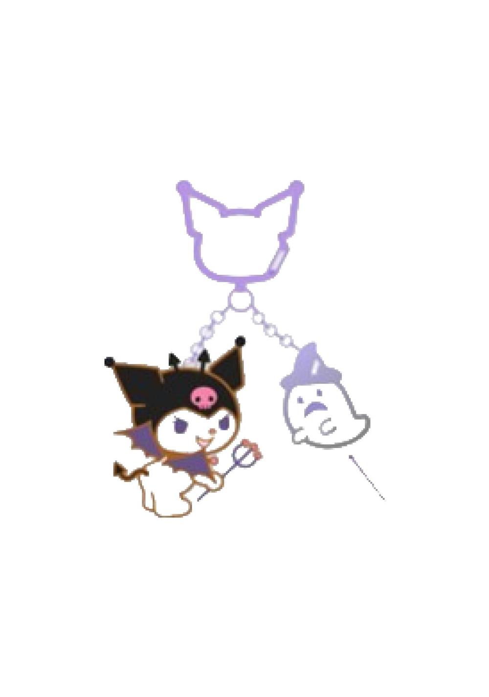 Llavero Colección Halloween Kuromi Sanrio Miniso